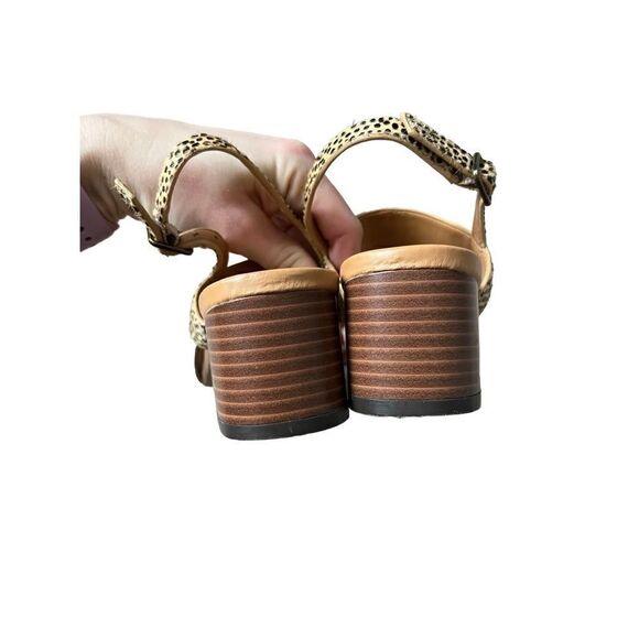 J.Crew Calf Hair Low Block-Heel Scandals Black Tan Leopard 5.5 - Picture 5 of 12